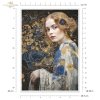 Papier decoupage morwowy FPA3003, Seria Inspired by Klimt, kobiety, zloto, dekoracyjne wzory, kamienie szlachetne, mozaiki, motywy secesyjne * Mulberry decoupage paper FPA3003, women, gold, decorative patterns, gemstones, mosaics, Art Nouveau motifs